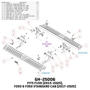 Ford F-350 Running Boards - GEN-Y Hitch - 84 Ford F-350 Running Boards - GEN-Y Hitch - 84